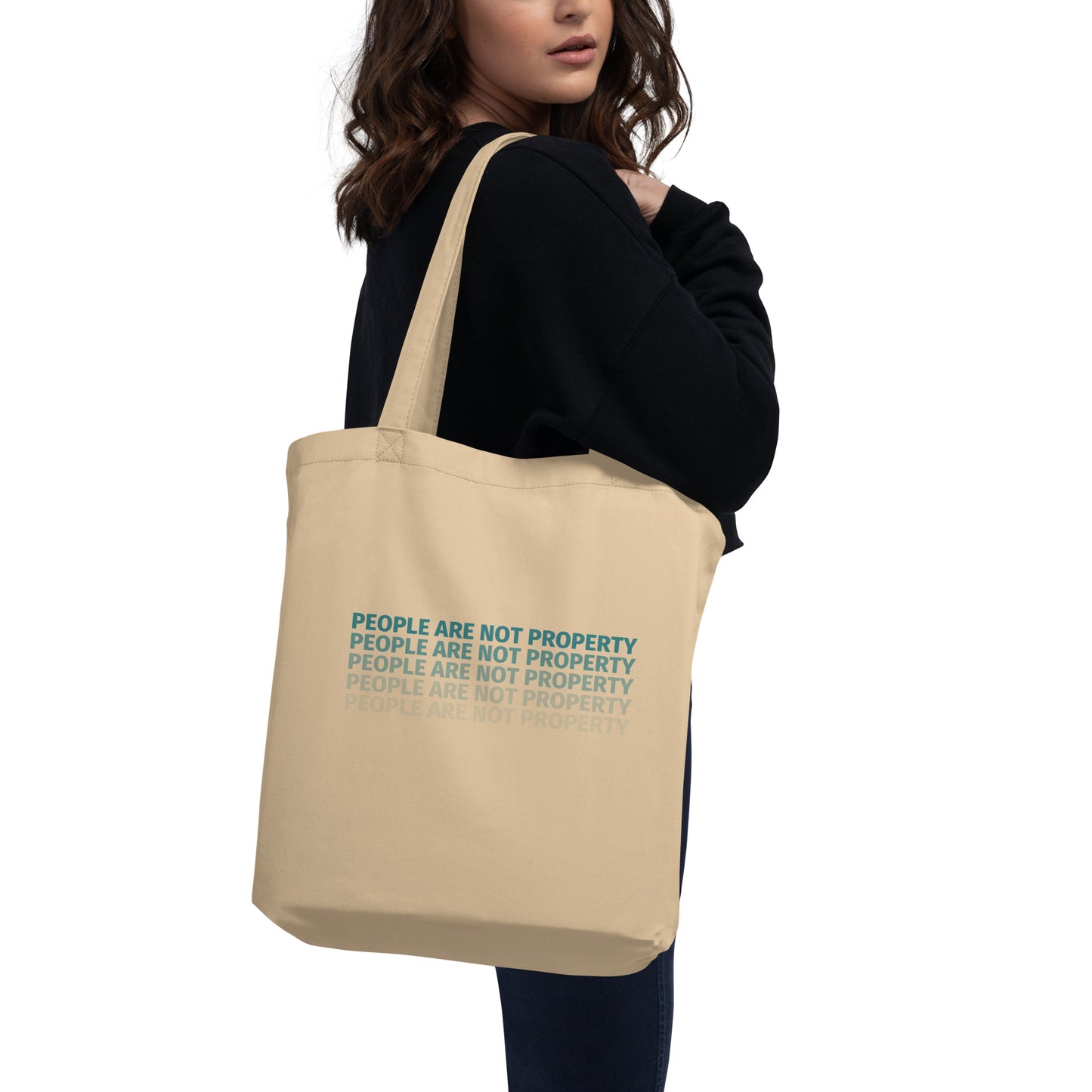People Are Not Property Gradient Tote Bag